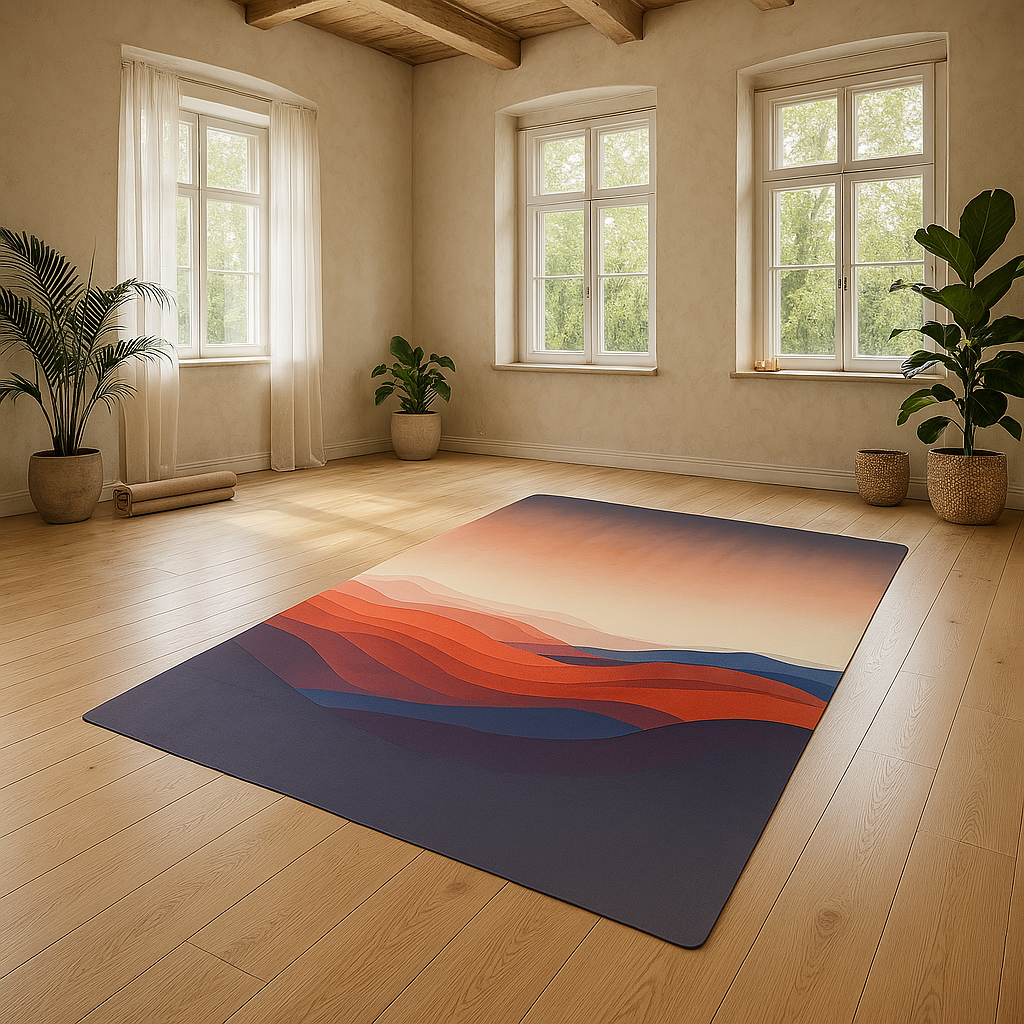 Astramat Horizon – Double-wide decorative yoga mat rug
